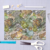 abstraktes Dschungeltier Seidenpapier (Handwerk)