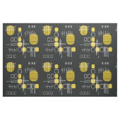 Abstraktes Dunkelklee Stoff (Fat Quarter (45,7 x 55,9 cm))