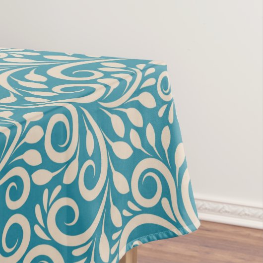 Abstraktes dunkles Blasenmuster Tischdecke (Beispiel)