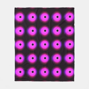Abstraktes dunkles Rosa: Glühen nahtlos Fleecedecke
