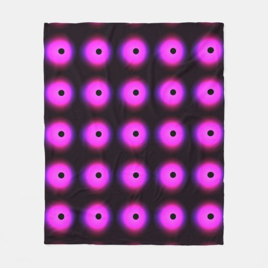 Abstraktes dunkles Rosa: Glühen nahtlos Fleecedecke (Vorderseite)