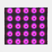 Abstraktes dunkles Rosa: Glühen nahtlos Fleecedecke (Vorderseite (Horizontal))