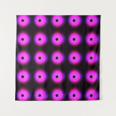 Abstraktes dunkles Rosa: Glühen nahtlos Wandteppich (Vorderseite (Horizontal))