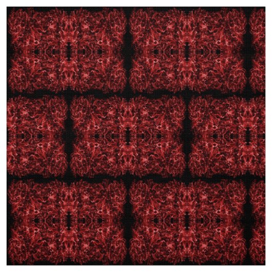 Abstraktes dynamisches rotes Muster, Stoff (Muster)