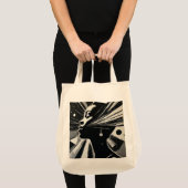 Abstraktes Ebenholz Tragetasche (Vorderseite (Produkt))