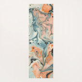 Abstraktes Ebru Yogamatte (Rückseite)