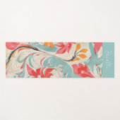 Abstraktes Ebru Yogamatte (Vorderseite (Horizontal))