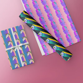 Abstraktes Einhorn-Geschenk-Wrap - Einzigartiges K Geschenkpapier Set