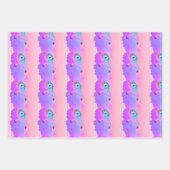 Abstraktes Einhorn-Geschenk-Wrap - Einzigartiges K Geschenkpapier Set (Vorderseite 2)