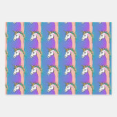 Abstraktes Einhorn-Geschenk-Wrap - Einzigartiges K Geschenkpapier Set (Vorderseite)