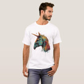 Abstraktes Einhorn T-Shirt (Vorne ganz)