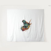 Abstraktes Einhorn Wandteppich (Vorderseite (Horizontal))