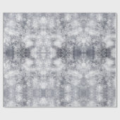 Abstraktes Eisgrau-Wintermuster, Geschenkpapier (Flach)