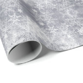 Abstraktes Eisgrau-Wintermuster, Geschenkpapier (Rolleneckpunkt)