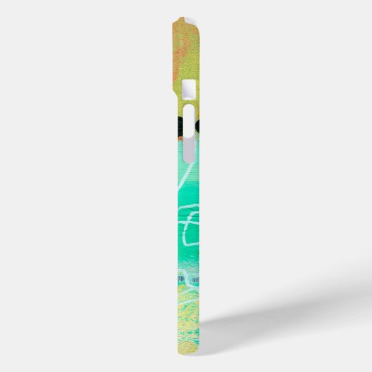 Abstraktes elegantes, buntes Malmuster Case-Mate iPhone Hülle (Rückseite / Links)