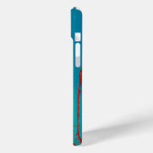 Abstraktes elegantes, buntes Malmuster Case-Mate iPhone Hülle (Rückseite / Links)