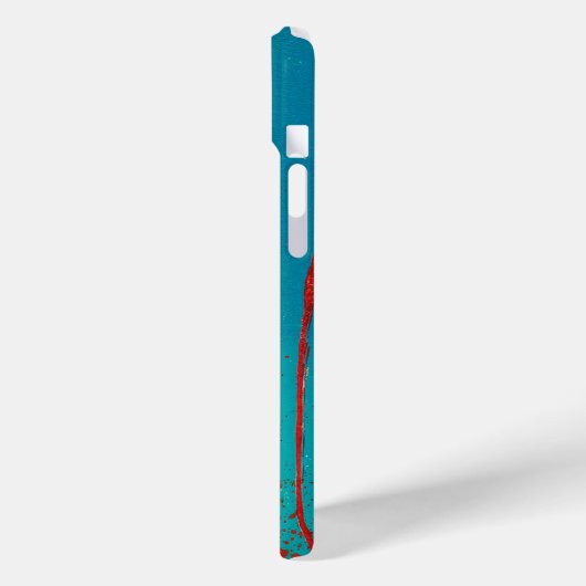 Abstraktes elegantes, buntes Malmuster Case-Mate iPhone Hülle (Rückseite / Links)