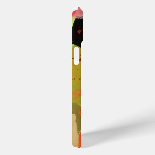 Abstraktes elegantes, buntes Malmuster Case-Mate iPhone Hülle (Rückseite / Rechts)