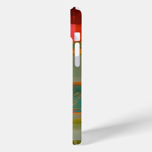 Abstraktes elegantes, buntes Malmuster Case-Mate iPhone Hülle (Rückseite / Links)