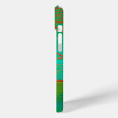 Abstraktes elegantes, buntes Malmuster Case-Mate iPhone Hülle (Rückseite / Links)