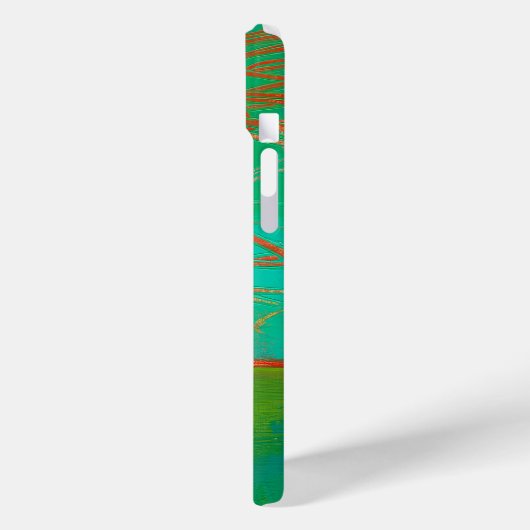 Abstraktes elegantes, buntes Malmuster Case-Mate iPhone Hülle (Rückseite / Links)