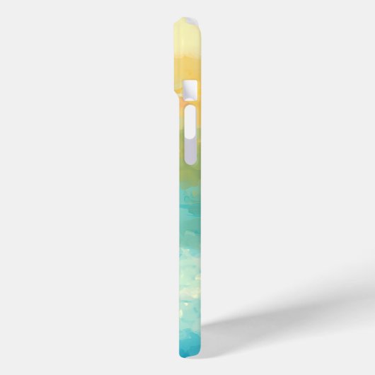 Abstraktes elegantes, buntes Malmuster Case-Mate iPhone Hülle (Rückseite / Links)