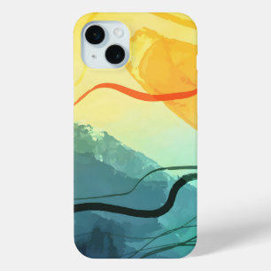 Abstraktes elegantes, buntes Malmuster Case-Mate iPhone Hülle