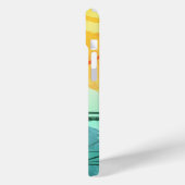 Abstraktes elegantes, buntes Malmuster Case-Mate iPhone Hülle (Rückseite / Links)