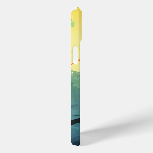 Abstraktes elegantes, buntes Malmuster Case-Mate iPhone Hülle (Rückseite / Rechts)