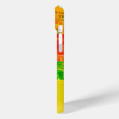 Abstraktes elegantes, buntes Malmuster Case-Mate iPhone Hülle (Rückseite / Links)