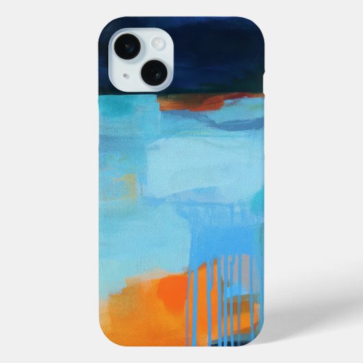 Abstraktes elegantes, buntes Malmuster Case-Mate iPhone Hülle (Rückseite)