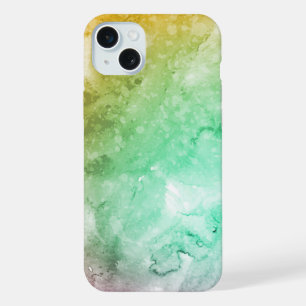 Abstraktes elegantes, buntes Malmuster iPhone 15 Plus Hülle