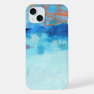 Abstraktes elegantes, buntes Malmuster iPhone 15 Plus Hülle