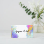 abstraktes, elegantes Design Visitenkarte (Stehend Vorderseite)