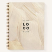 Abstraktes, elegantes, neutrales Logo Notizblock (Vorderseite)