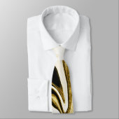 Abstraktes elegantes Retro-Digitalflüssiges Marmor Krawatte (Gebunden)