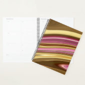 Abstraktes elegantes Retro-Digitalflüssiges Marmor Planer (Anzeige)