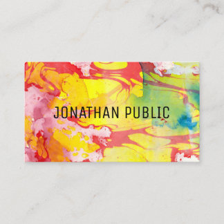 Abstraktes elegantes Template Beruflich modern Visitenkarte