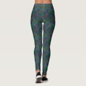 Abstraktes, elektrisches Rauschen Leggings (Rückseite)