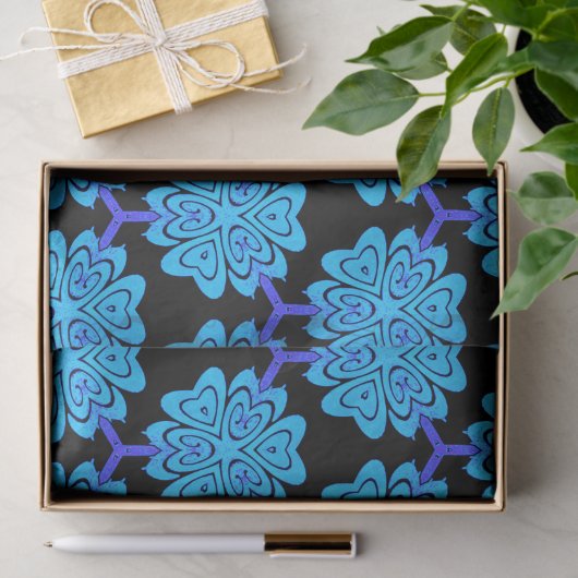 Abstraktes Element Seidenpapier (Geschenk)