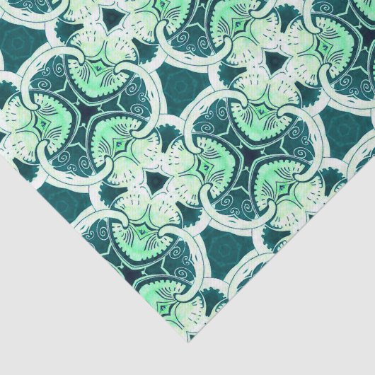 Abstraktes Element Seidenpapier (Detail)