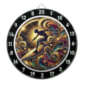 Abstraktes Energieelement für den tropischen Surfe Dartscheibe (vorne)