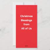 Abstraktes Engelkarte zu Weihnachten (Rückseite)