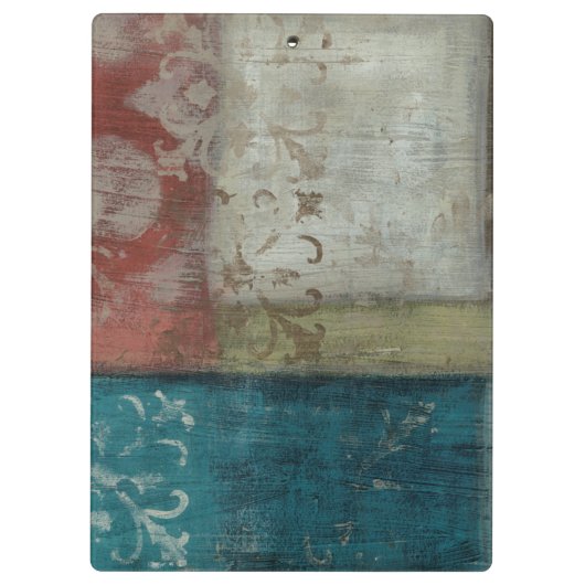 Abstraktes Erbe I Klemmbrett (Rückseite)