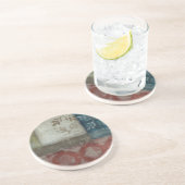 Abstraktes Erbe II Getränkeuntersetzer (Seite)