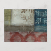 Abstraktes Erbe II Postkarte (Vorderseite)