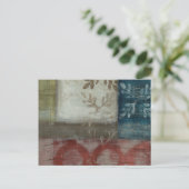 Abstraktes Erbe II Postkarte (Stehend Vorderseite)