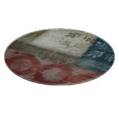 Abstraktes Erbe II Schneidebrett (Ecke)