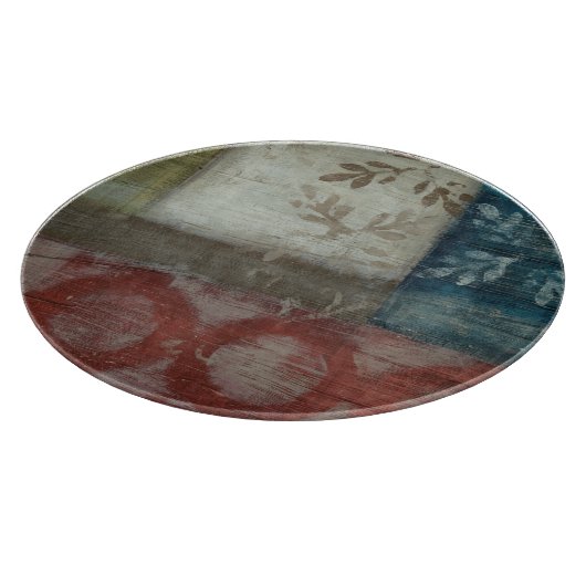 Abstraktes Erbe II Schneidebrett (Ecke)