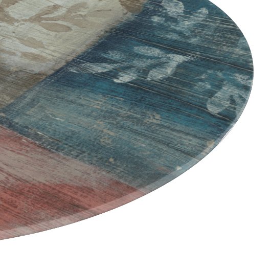 Abstraktes Erbe II Schneidebrett (Ecke)